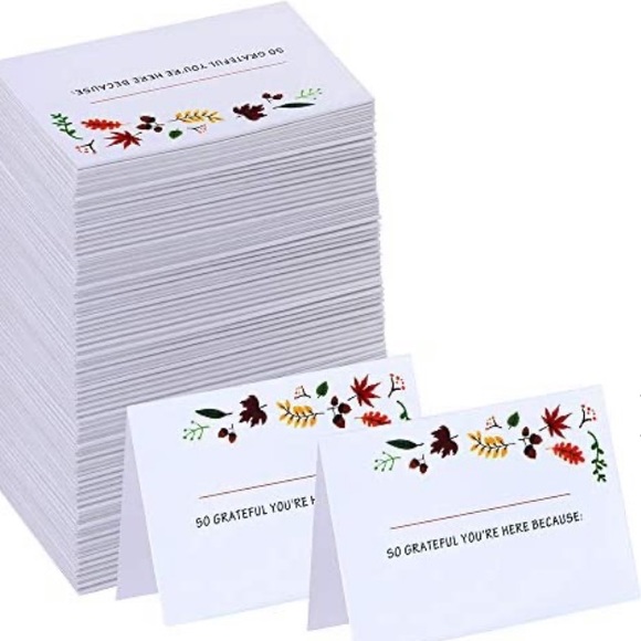 Supla Fall Themed Place Cards (100) - Picture 2 of 3